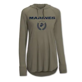 Women's Marines Hooded Performance Shirt