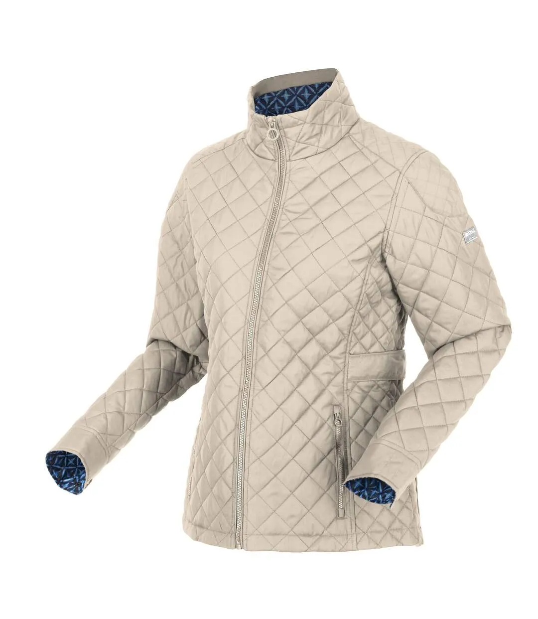 Womens/ladies charleigh quilted insulated jacket light vanilla Regatta