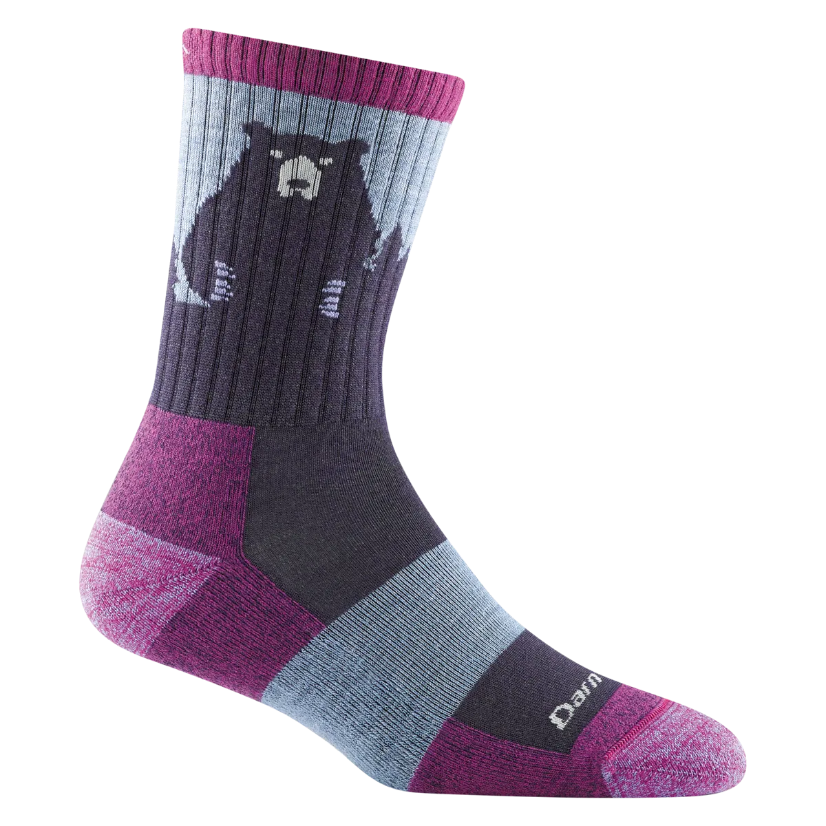 Women's Bear Town Micro Crew Lightweight Hiking Sock