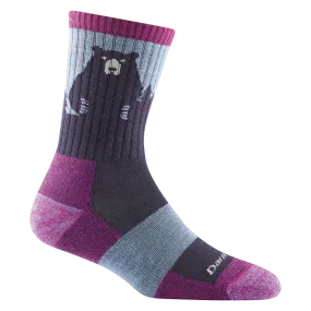 Women's Bear Town Micro Crew Lightweight Hiking Sock