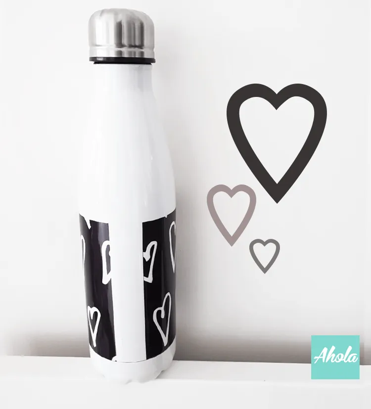 【XOXO】 Stainless Steel Hot or Cold Bottle Black 不鏽鋼保冷/保温樽