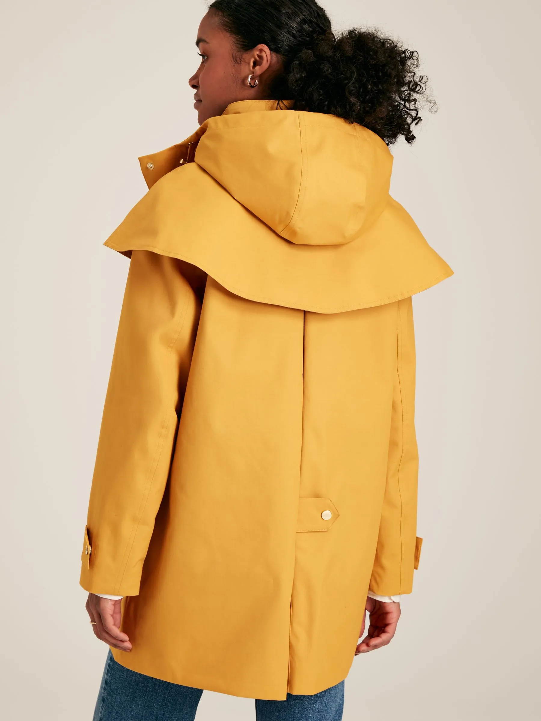 Yellow Premium Waterproof Hooded Raincoat