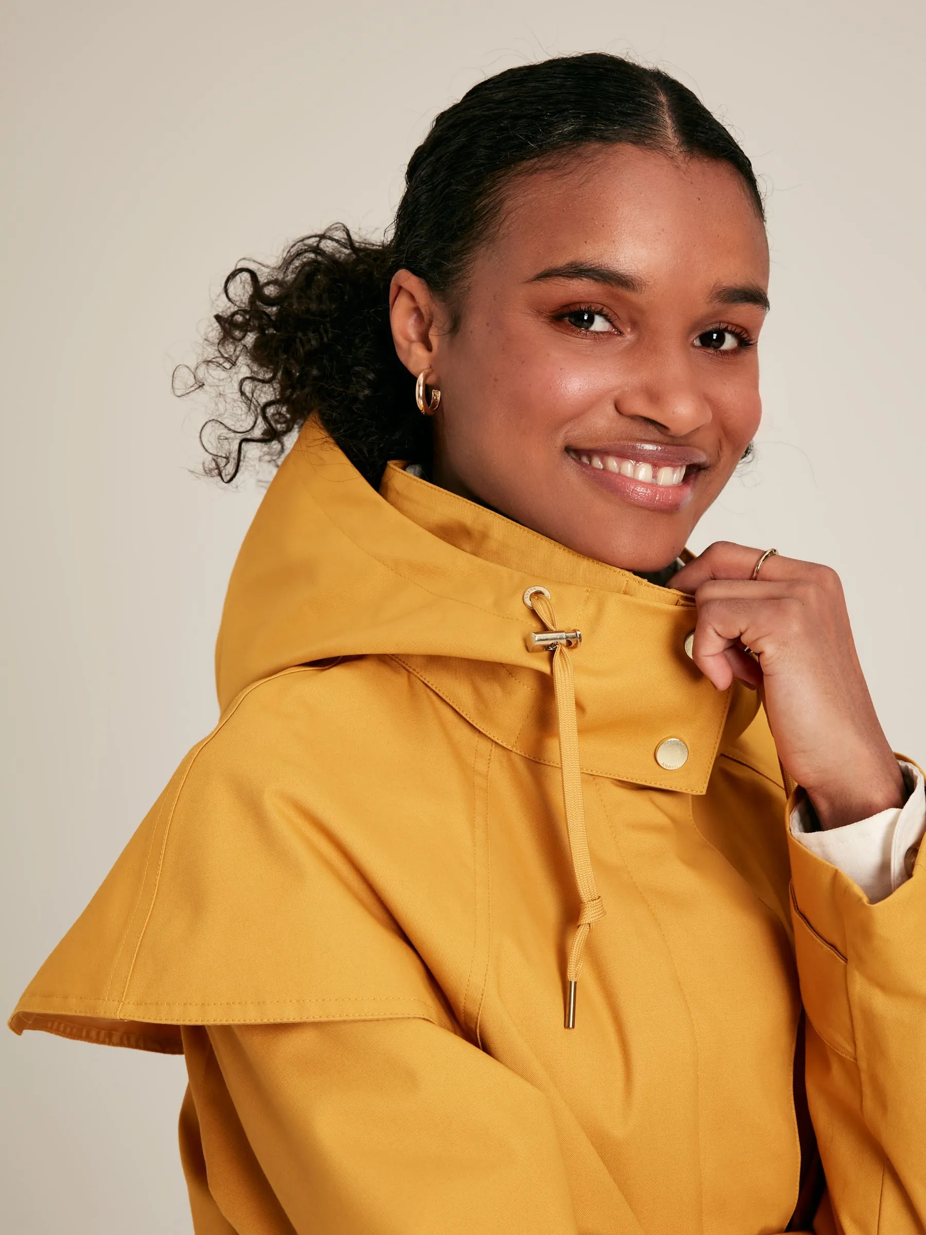 Yellow Premium Waterproof Hooded Raincoat