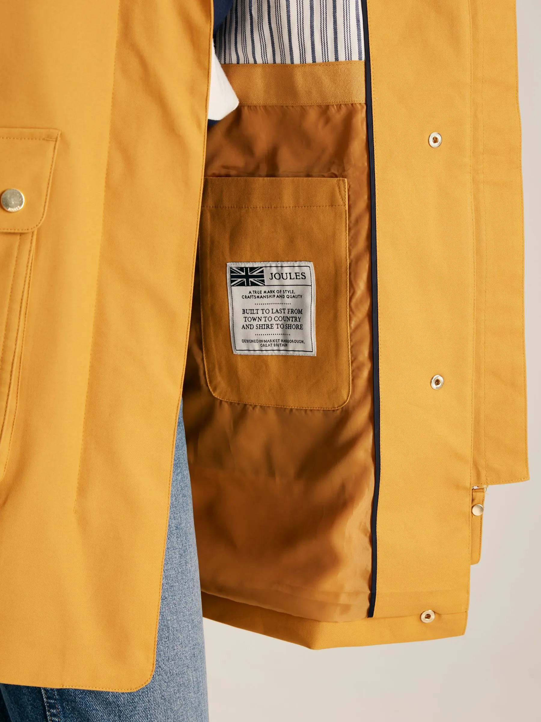 Yellow Premium Waterproof Hooded Raincoat