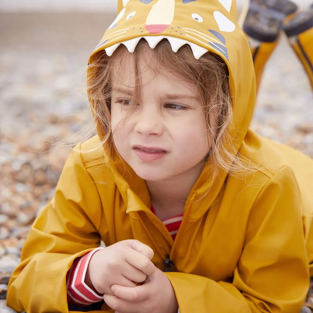 Yellow Tiger Raincoat