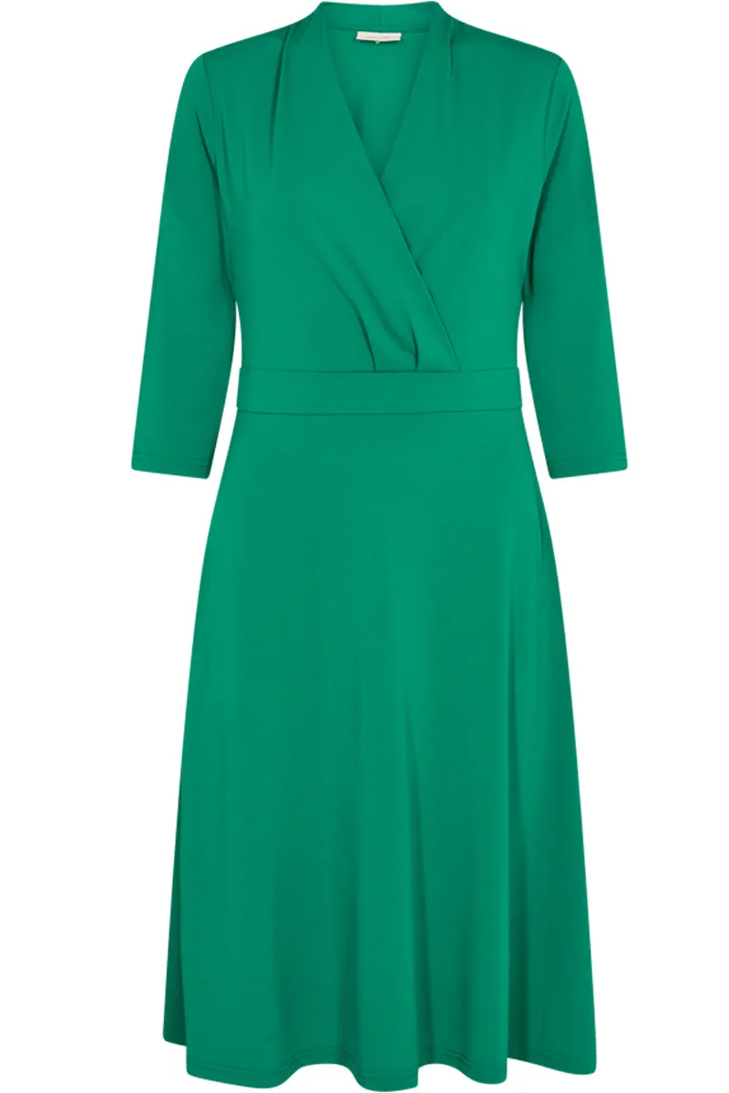 Yrsa Dress | Pepper Green | Kjole fra Freequent