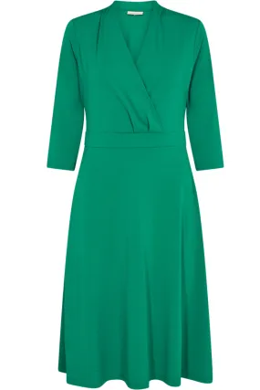 Yrsa Dress | Pepper Green | Kjole fra Freequent