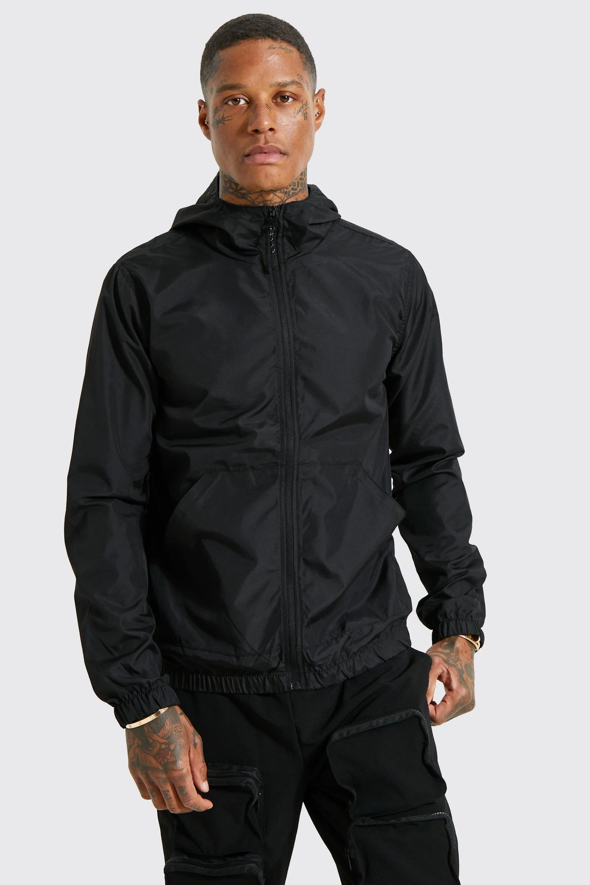 Zip Through Hooded Cagoule